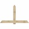 Ekena Millwork Eugene Rough Sawn Timber Gable Bracket, Douglas Fir, 72"W x 45"H x 4"D x 6"F, 15/12 Pitch GBW072X45X0406EUG00RDF - alternate 1